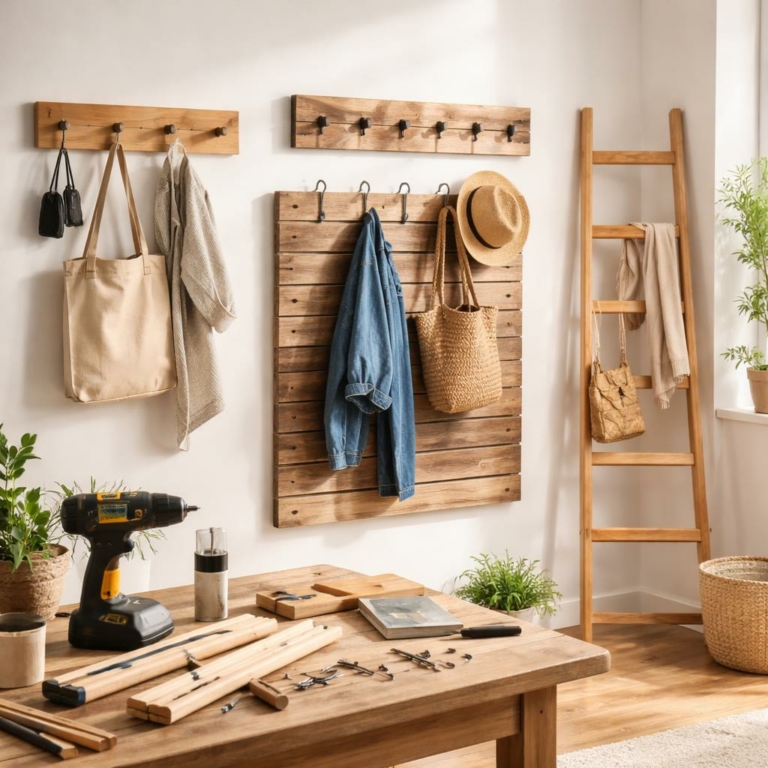 20 idées DIY pour fabriquer votre porte‑manteau — inspirations et conseils pratiques